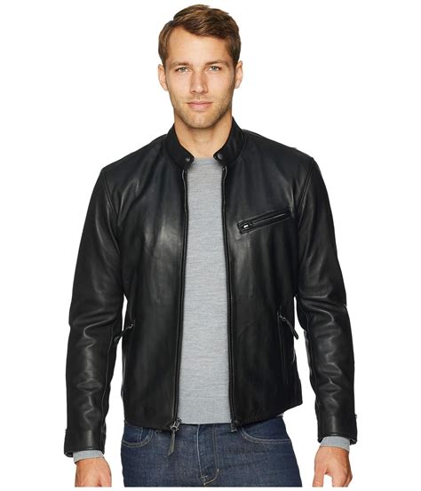 polo ralph lauren men's leather jacket|polo ralph lauren winter coat.